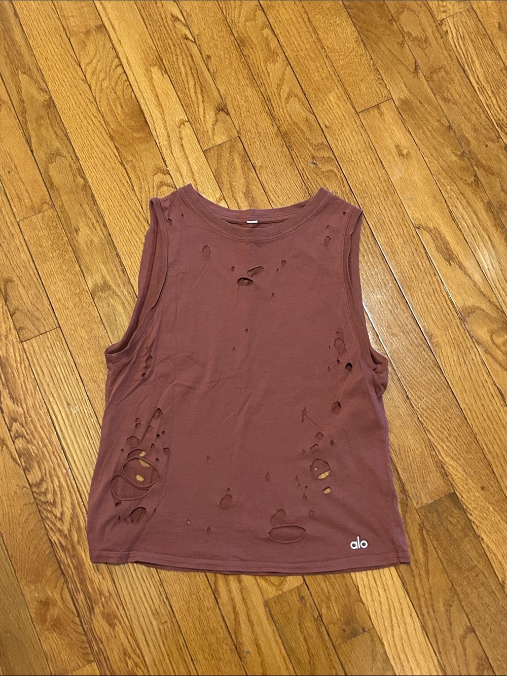 ALO Yoga Distressed Tank Top